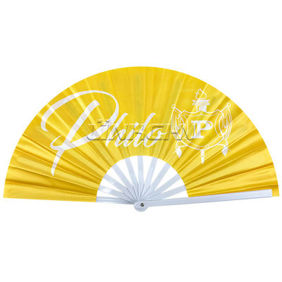 Custom Clap Clack Handheld Pride Fans for Festivals Weddings Bamboo Glowing Logo Dark Dancing Sublimation Painted Design