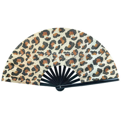 Custom Clap Clack Handheld Pride Fans for Festivals Weddings Bamboo Glowing Logo Dark Dancing Sublimation Painted Design