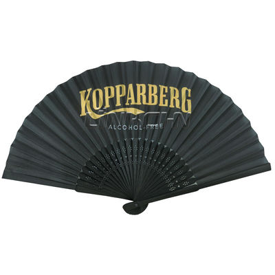 Custom Logo Eco-Friendly Bamboo Folding Hand Fan Business Wedding Gift Promotion Personalized Design Crafted Sustainable Bamboo