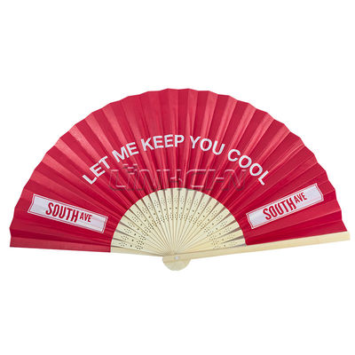 Custom Branded Portable Bamboo Folding Silk Dance Fan Promotional Custom Painted Logo Hand Fans for Chinese New Year Christmas