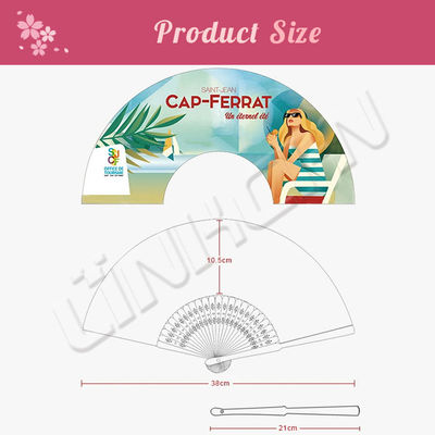 Custom Printed Folding Hand Fan Personalized Silk Bamboo Fan with Decorative Painting for Festivals Promotions Music Events