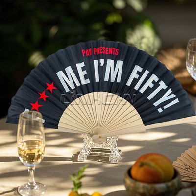 Wholesale Custom Handmade Folding Fans Original Wooden with Spanish Flowers for Promotion and Party