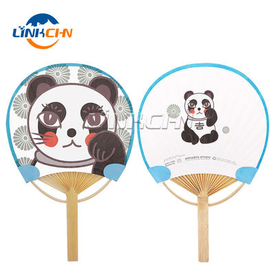 Customized Paper Paddle Handheld Decorative Fans