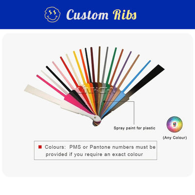 Personalized Pvc Custom Plastic Sublimation Folding Fan